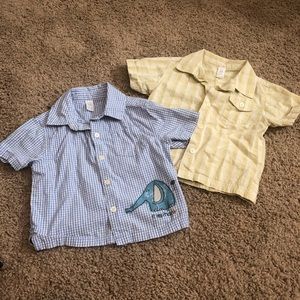Toddler button down shirts, super cute!